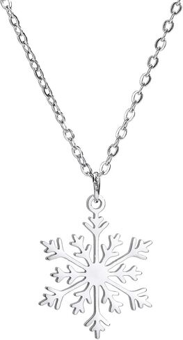 kkjoy Christmas Necklace Stainless Steel Festive Pendant Necklace for Christmas Party Jewelry Gift for Women Men in Saudi Arabia