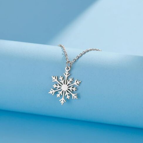 kkjoy Christmas Necklace Stainless Steel Festive Pendant Necklace for Christmas Party Jewelry Gift for Women Men in Saudi Arabia