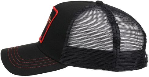 قبعة DC Comics Flash A-Frame Trucker قابلة للتعديل باللون الأسود/الأحمر in Kuwait