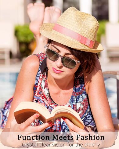 Reading Sunglasses for Women Men, Full Lens readers Sunglasses UV400 Protection IF8082 in Kuwait