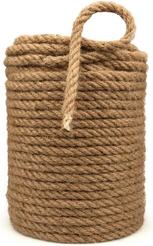 Rope & Cord 100% Hemp Natural Jute Cord – Eco-Friendly Rope for DIY Hobbies – 5/8 Inch (5 Meters) in Kuwait