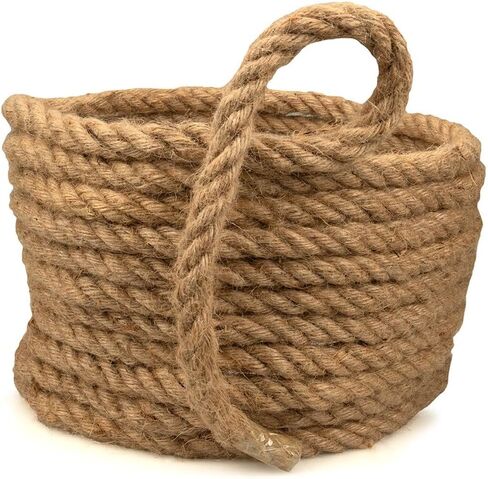 Rope & Cord 100% Hemp Natural Jute Cord – Eco-Friendly Rope for DIY Hobbies – 5/8 Inch (5 Meters) in Kuwait