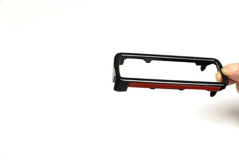 Aluminum Alloy Rear Bumper Heavy Duty Trailer Hitch Tow Hook Fit for Land Rover Defender 2020 2021 2022 2023 (Hook Hole Decoration Cover Frame/ABS Black 2PCS) in Saudi Arabia