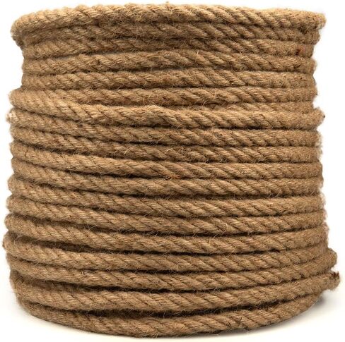 Rope & Cord 100% Hemp Natural Jute Cord – Eco-Friendly Rope for DIY Hobbies – 5/8 Inch (5 Meters) in Kuwait