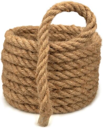 Rope & Cord 100% Hemp Natural Jute Cord – Eco-Friendly Rope for DIY Hobbies – 5/8 Inch (5 Meters) in Kuwait