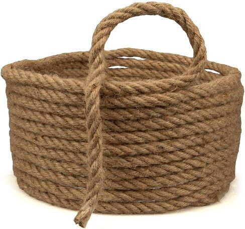 Rope & Cord 100% Hemp Natural Jute Cord – Eco-Friendly Rope for DIY Hobbies – 5/8 Inch (5 Meters) in Kuwait