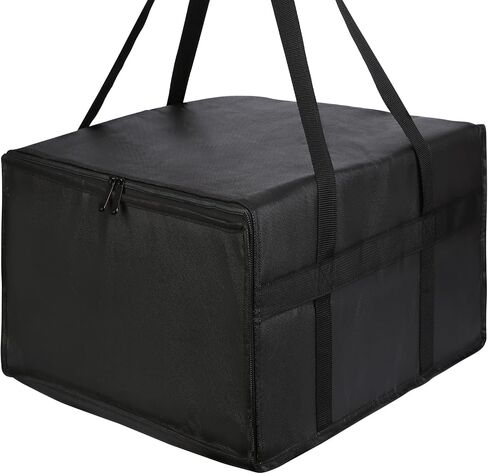 musbus 2 pack Pizza Carrier Insulated Bags Large for Deliveries, Insulated Pizza Carrier Delivery Bag 20x23 Food Bag for Personal and Professional Use in Saudi Arabia