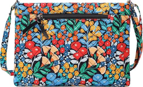 Brentano Cotton quilted Multi-zipper crossbody purse in Kuwait