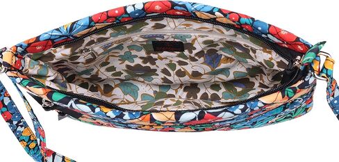 Brentano Cotton quilted Multi-zipper crossbody purse in Kuwait