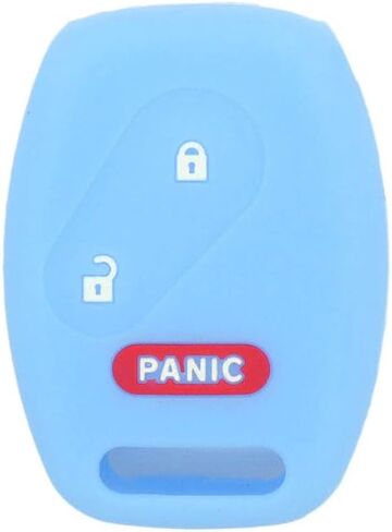 SEGADEN Silicone Cover Protector Case Holder Skin Jacket Compatible with HONDA 3 Button Remote Key Fob 2 BTN + Panic CV4215 Deep Purple in Kuwait
