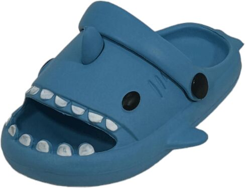 Boys Girls Shark Garden Clogs Slides | Non-Slip Beach Pool Shower Water Shoes for Kids Outdoor Indoor Summer in Saudi Arabia