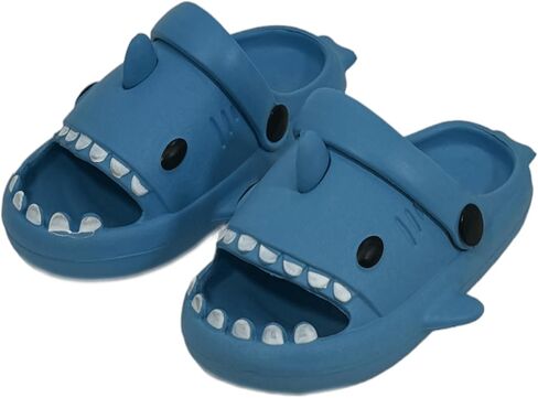 Boys Girls Shark Garden Clogs Slides | Non-Slip Beach Pool Shower Water Shoes for Kids Outdoor Indoor Summer in Saudi Arabia