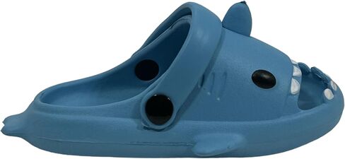 Boys Girls Shark Garden Clogs Slides | Non-Slip Beach Pool Shower Water Shoes for Kids Outdoor Indoor Summer in Saudi Arabia