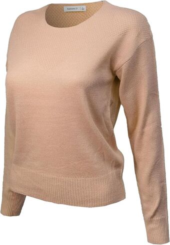 Women's Women's Awesome 21 Long Sleeve Round Neck Waffle Detail Sweater in Saudi Arabia