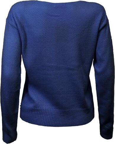 Women's Women's Awesome 21 Long Sleeve Round Neck Waffle Detail Sweater in Saudi Arabia