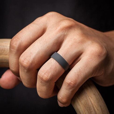 خواتم زفاف من السيليكون للجنسين من ThunderFit، أربطة خطوبة مطاطية، عبوات متعددة متنوعة 1،4،7 in Kuwait