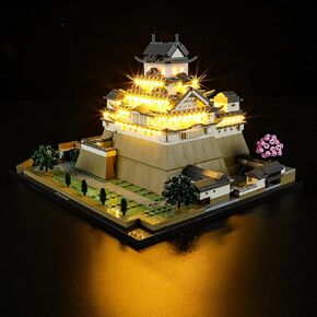 مجموعة إضاءة LED GEAMENT للبيت الأبيض - متوافقة مع نموذج مكعبات البناء 21054 من مجموعة Lego Architecture (مجموعة النماذج غير متضمنة) (مع التعليمات)