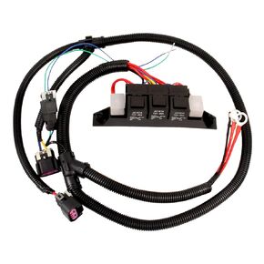 Dual Speed Electric Fan Control Wiring Harness Kit 67400923 (674-00923) Compatible with Silverado Avalanche Suburban Tahoe Sierra Yukon