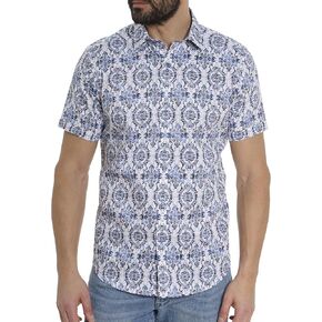Robert Graham Men's Douglas Short Sleeve Woven Shirt