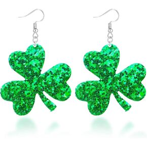 St Patricks Day Decorations Earrings for Women St Patricks Day Accessories St Patricks Day Shirt Outfits Shamrock Earrings Green Irish Holiday Earrings St Patricks Day Gifts