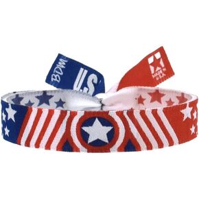 BDM USA Bracelet, United States Bracelet, USA, Independence Day Flag, American Bracelet, Patriotic Party for Women and Men, Adjustable.
