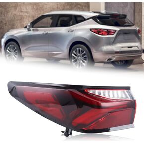 LED Tail Light Rear Lamp Assembly Compatible with 2019-2022 Chevy Blazer Right Passenger Side 84587612 GM2805141