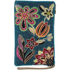 Mary Frances Bloom Wildly Crossbody Phone Bag & Mini Tote Bag