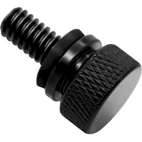 Stainless Steel Seat Bolt Rear Mount Screw Black Compatible with Harley Davidson 1996-2023