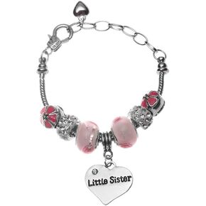 Infinity Collection Little Sister Bracelet -Sister Jewelry- Sister Charm Bracelet, Little Sister Bracelet - Gift for Sisters