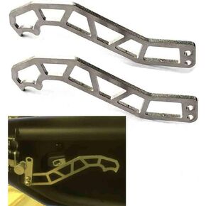 Can AM Can-Am Maverick X3 X DS RS Turbo R Max 2 Door 4 Door Models Custom Door Latches"Stainless Steel"