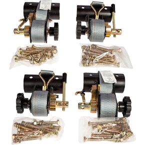 5480007 4pk Tube Mount Ladder Rack Ratchet Tie Down Straps