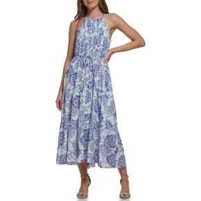 Tommy Hilfiger Women's Gingham Fit and Flare Dress