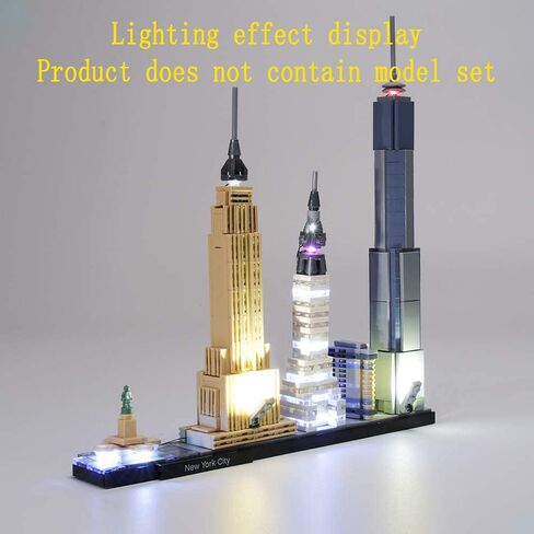 مجموعة إضاءة LED GEAMENT للبيت الأبيض - متوافقة مع نموذج مكعبات البناء 21054 من مجموعة Lego Architecture (مجموعة النماذج غير متضمنة) (مع التعليمات) in Kuwait