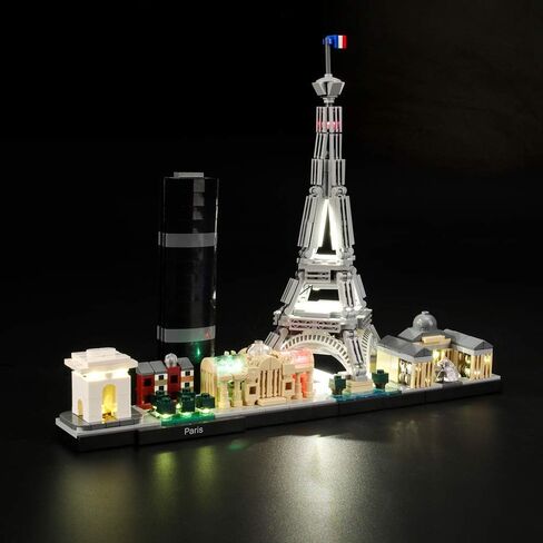 مجموعة إضاءة LED GEAMENT للبيت الأبيض - متوافقة مع نموذج مكعبات البناء 21054 من مجموعة Lego Architecture (مجموعة النماذج غير متضمنة) (مع التعليمات) in Kuwait