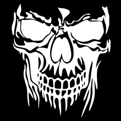 3D Skull Car Hood Decals Laser Skull Car Sticker for Auto,Truck,SUV Indoor and Outdoor Decoration. (red) in Saudi Arabia