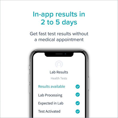LetsGetChecked - اختبار احتياطي المبيض | رؤى الخصوبة | مجموعة أدوات جمع العينات المنزلية | النتائج عبر الإنترنت خلال 2-5 أيام تقريبًا in Kuwait