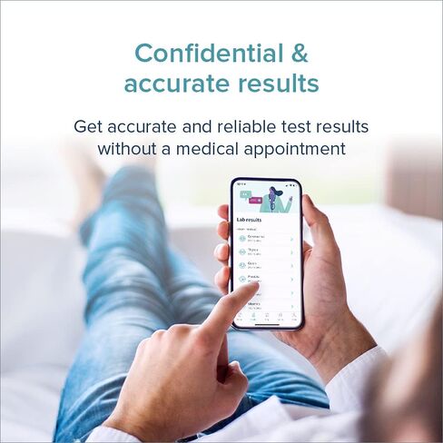 LetsGetChecked - اختبار احتياطي المبيض | رؤى الخصوبة | مجموعة أدوات جمع العينات المنزلية | النتائج عبر الإنترنت خلال 2-5 أيام تقريبًا in Kuwait