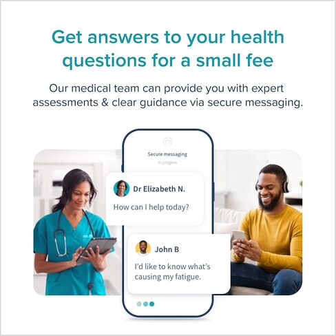 LetsGetChecked - اختبار احتياطي المبيض | رؤى الخصوبة | مجموعة أدوات جمع العينات المنزلية | النتائج عبر الإنترنت خلال 2-5 أيام تقريبًا in Kuwait