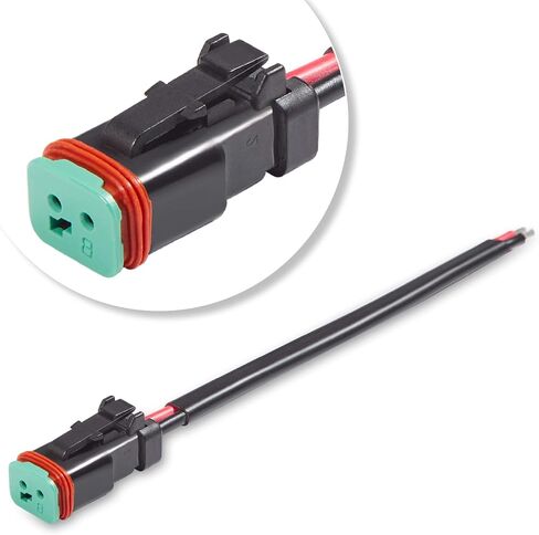 WINKA Deutsch DT DTP 4 pin Male Socket Adapter for Work Light Retrofit Connectors Wiring Harness in Saudi Arabia