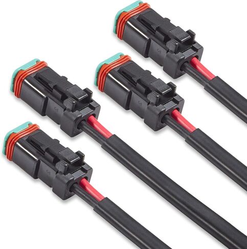 WINKA Deutsch DT DTP 4 pin Male Socket Adapter for Work Light Retrofit Connectors Wiring Harness in Saudi Arabia