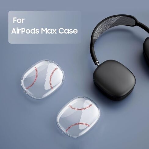 Case for AirPods Max Headphones, Cute Soft TPU AirPods Max Case, Transparent Cover for Airpods Max, Protective Case for Apple AirPods Max,Clear in Saudi Arabia