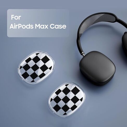 Case for AirPods Max Headphones, Cute Soft TPU AirPods Max Case, Transparent Cover for Airpods Max, Protective Case for Apple AirPods Max,Clear in Saudi Arabia
