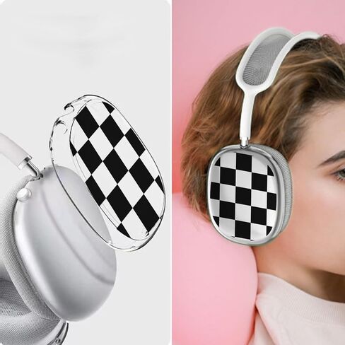 Case for AirPods Max Headphones, Cute Soft TPU AirPods Max Case, Transparent Cover for Airpods Max, Protective Case for Apple AirPods Max,Clear in Saudi Arabia