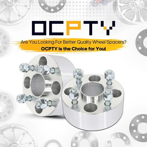 OCPTY 4x100 Wheel Spacers Adapters 2 inch Real Forged Spacers with 12x1.5 ThreadSize 56.1mm Hub Bore fits 1990-2001 for Integra 2PCS in Saudi Arabia