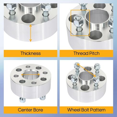 OCPTY 4x100 Wheel Spacers Adapters 2 inch Real Forged Spacers with 12x1.5 ThreadSize 56.1mm Hub Bore fits 1990-2001 for Integra 2PCS in Saudi Arabia