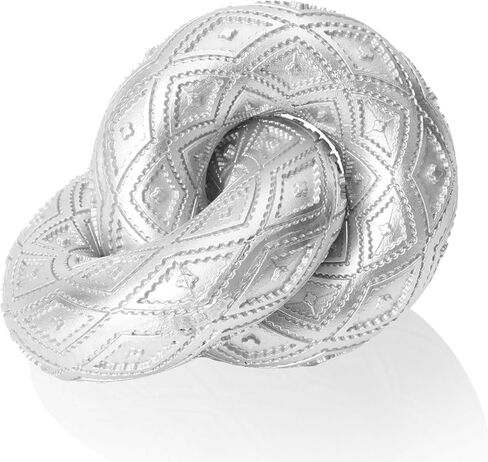 Knot Chain Link for Coffee Table Decor, 2 Link Resin Aesthetic Decor Decorative Chain Knot, Anitque Gold Cool Stuff to Put on Shelf, Boho Minimalist Knot Decor for Neutral Home Decor in Kuwait