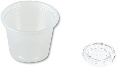 Dart P100N 1 oz Translucent PS Portion Container (Case of 2500) in Kuwait