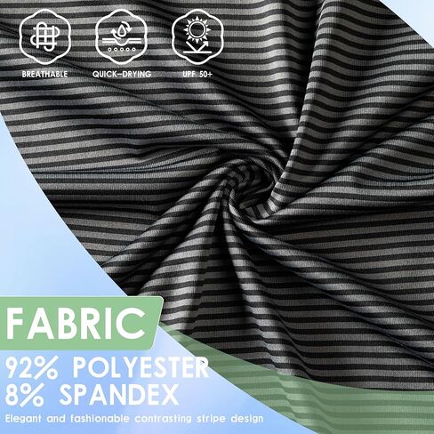 قميص بولو جولف رجالي مقاوم للرطوبة وجاف مناسب للأداء الرياضي وأكمام قصيرة قمصان جولف مخططة للرجال in Kuwait