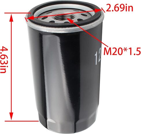 استبدال فلتر الزيت MOTOALL 122-0836 لسلسلة RV QG 5500/7000 HGJAA ​​HGJAB HGJAC Spin-on يستبدل 01220836 B7238 PH2875 PH10027 in Kuwait