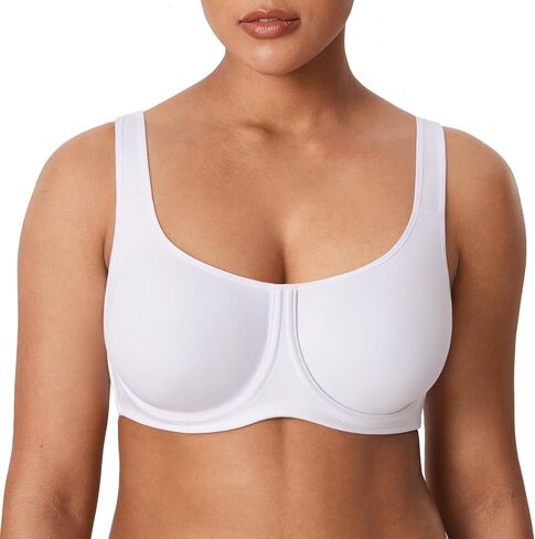 DELIMIRA Women's Confishape Full Coverage Bra Plus Size T Shirt Supportive Underwire Unlined Comfortable Bras in Saudi Arabia